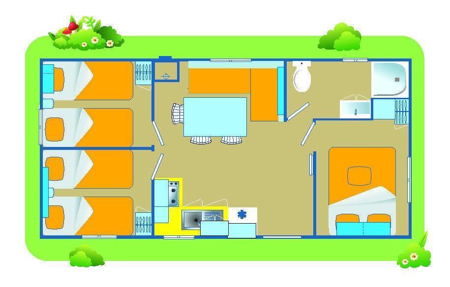 Happy Camp Mobile Homes In Camping Park Umag Karigador Ngoại thất bức ảnh